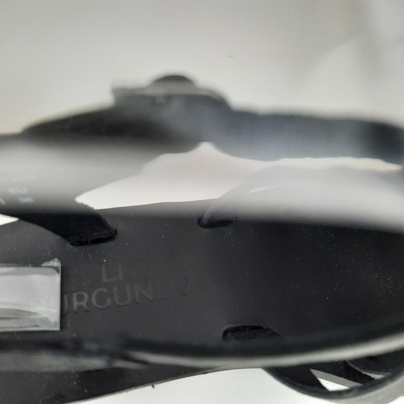 LITTLE BURGUNDY Black Strappy  Buckle Sandals - Picture 7 of 7